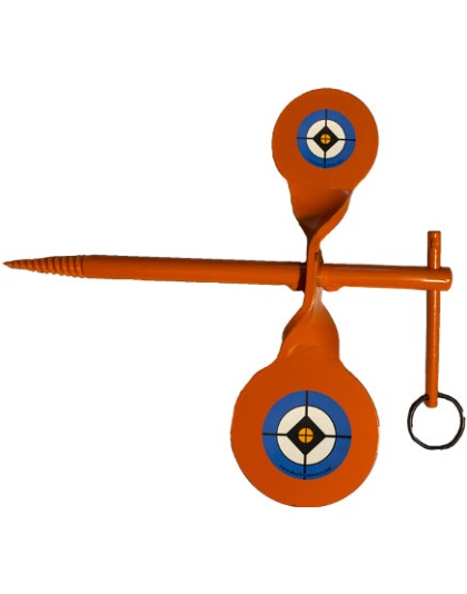 Do-all Steel Target Double - Tree Spinner Airgun