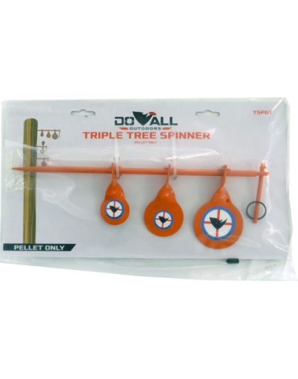 Do-all Steel Target Triple - Tree Spinner Airgun