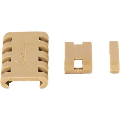 J&e Stinger Picatinny Rail - Cover Tan 20pk