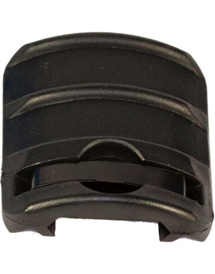 Je Handguard Rail Cover - 2" Black 1 Per Pkg