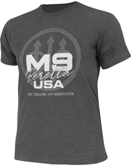 Beretta T-shirt M9 Trident - Medium Heather Charcoal