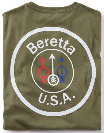 Beretta T-shirt Usa Logo - Medium Od Green