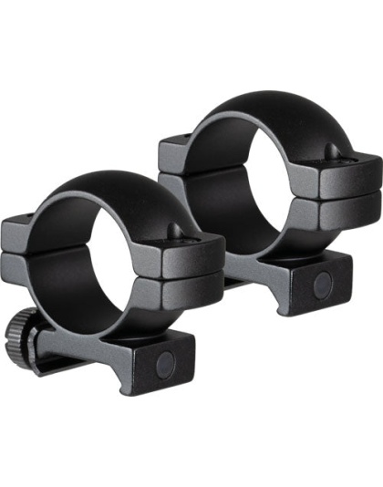 Truglo Rings 1" Medium Matte - Black Weaver-picatinny Alumnm