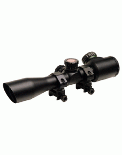 Truglo Tru-brite 4x32mm Scope - Illuminated R-g Mil-dot Black