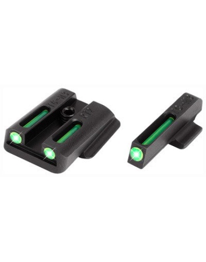 Truglo Sight Set Ruger Lc9-380 - Tritium-fiber Optic Green