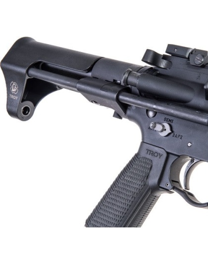 Troy Stock Socc 5.56 Blk - Airborne Stock Black