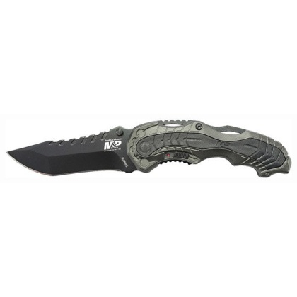 S&w Knife M&p Spring Assist - 3.4" Grey