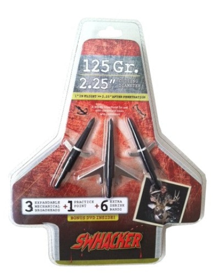 Swhacker Broadhead 2-blade - 125gr 2.25" Cut 3-pk