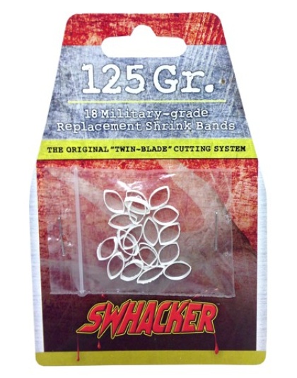 Swhacker Shrink Bands For - 125gr 2-blade 18-pk