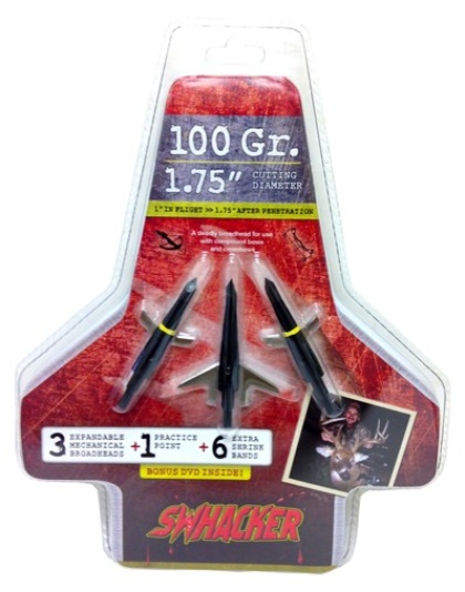 Swhacker Broadhead 2-blade - 100gr 1.75" Cut 3-pk