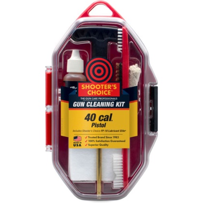 Shooters Choice 40 Cal Pistol - Cleaning Kit