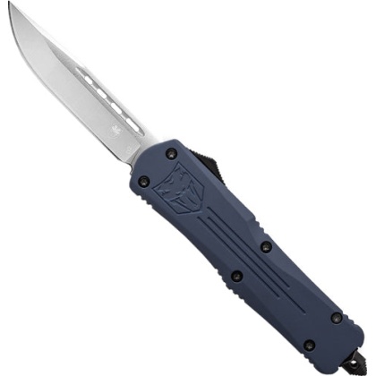 Cobratec Small Fs3 Otf Nypd - Blue 3" D2 Drop Point