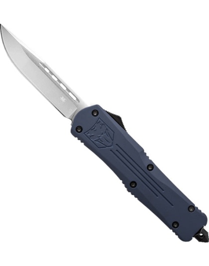 Cobratec Small Fs3 Otf Nypd - Blue 3" D2 Drop Point