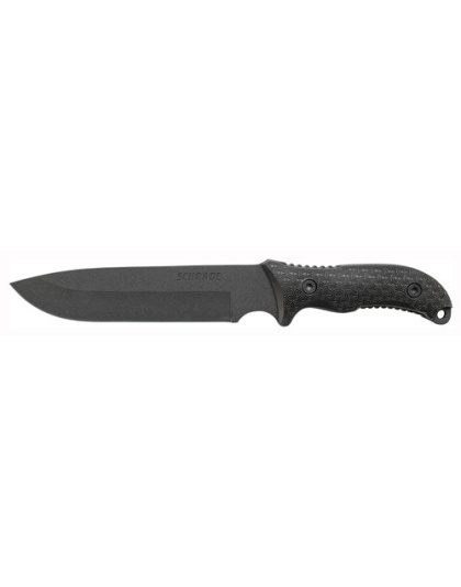 Schrade Knife Frontier - 7" W-sheath-stone-ferro Rod