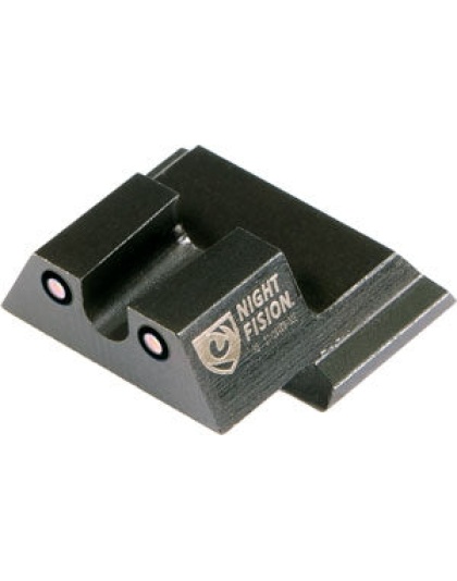 Night Fision Tritium Orangedot - "u" Rear S&w M&p Shield Set