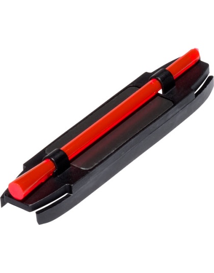 Hiviz Shotgun Front Sight - Magnetic Rib .328-.437" Red