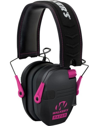 Walkers Muff Electronic Razor - Slim Tactical 23db Black-pink