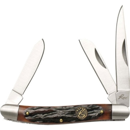 Abkt Roper Stockman Chaparral - Series 2.5" Blade Red Bone