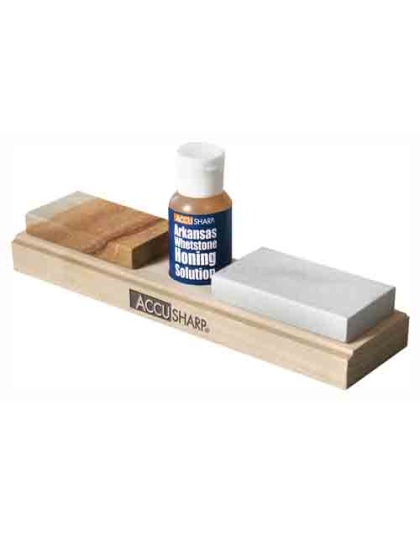 Accusharp Arkansas Whetstone - Combo Knife Sharpening Kit