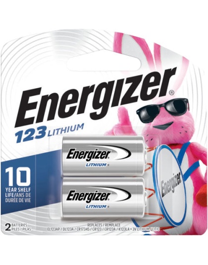 Energizer Lithium Batteries - Cr123a 2-pack