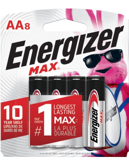 Energizer Max Batterries Aa - 8-pack