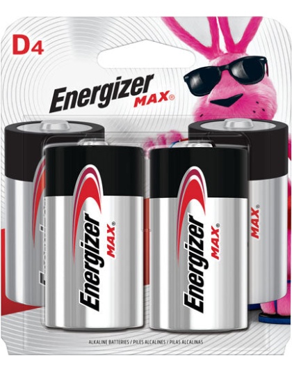 Energizer Max Batterries D - 4-pack