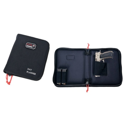 Gps Day Planner Pistol Case - Large 1-handgun Black