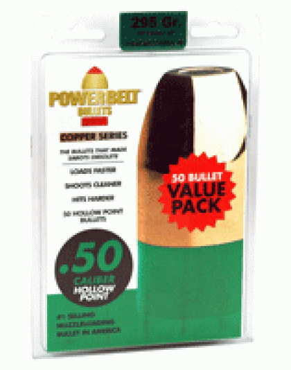 Cva Powerbelt Bullets - .50 Caliber 295gr 50-count