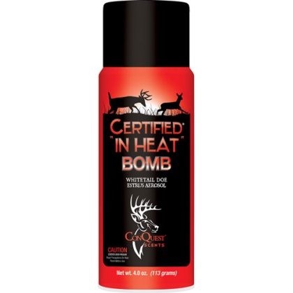 Conquest Scents Deer Lure - Certified In Heat Aerosol 4oz