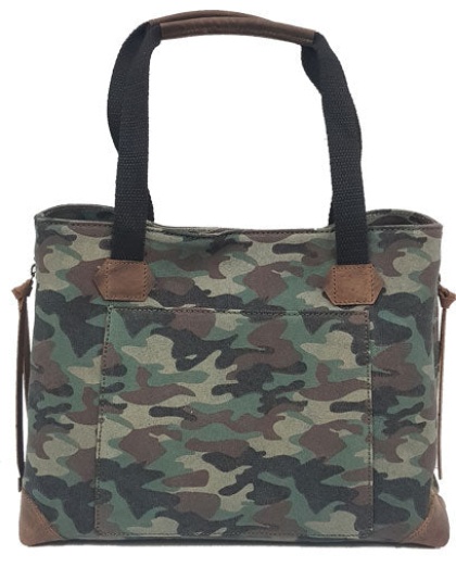 Versacarry Conceal Carry Purse - Canvas Camo Tote Style