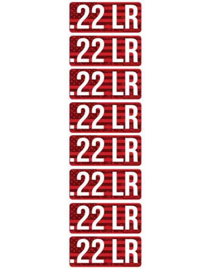 Mtm Ammo Caliber Labels .22lr - 8-pack