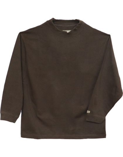 Bg Jr. Longsleeve Mock - Turtleneck Jr. Medium Choc<