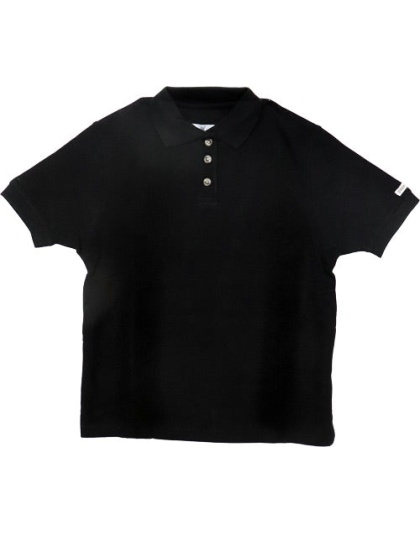 Bg Women's Ss Sleeve Buck Mark - Polo Small Black<