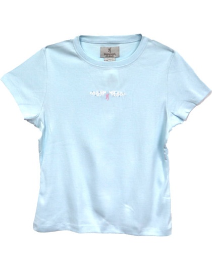 Bg Women's Ss T-shirt Exp - Scroll Small Ice Blue<