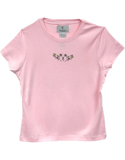 Bg Women's Ss T-shirt Alpine - Flowers Large Blush<