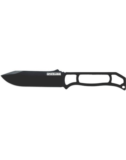 Ka-bar Becker Skeleton Knife - Black Fine Edge W- Sheath