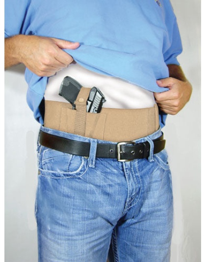 Psp Concealed Carry Belly-band - Waist 28 To 34" Rh-lh Tan