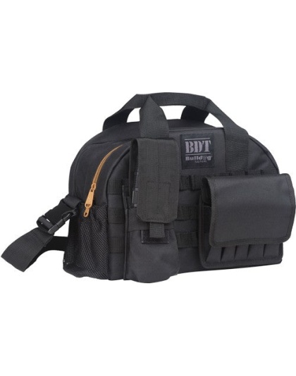 Bulldog Tactical Range Bag W- - Molle Mag Pouches Black