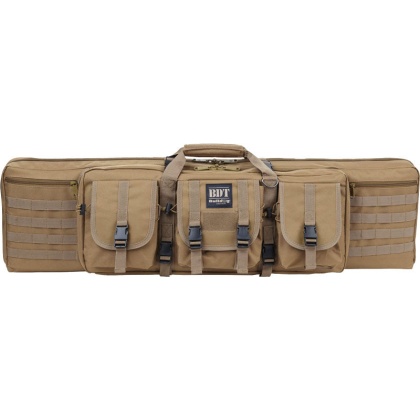 Bulldog 36" Singlestactical Cs - 3 Large Accessory Pockets Tan