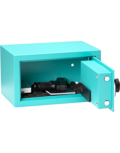 Bulldog Dual Led-biometric - Vault 12"x8"x7 Teal Speckle