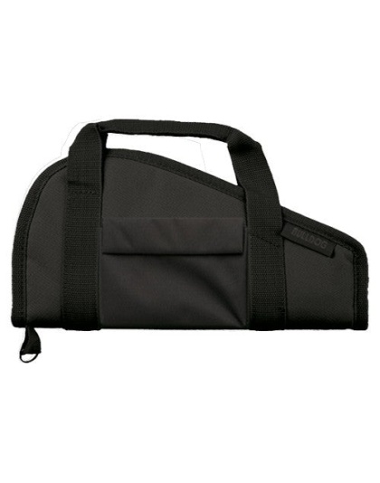 Bulldog Pistol Case 15" Black - Accessory Pocket & Carry Strap