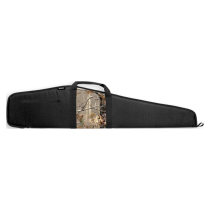 Bulldog Deluxe Rifle Case 44" - Black W- Aphd Camo Panel