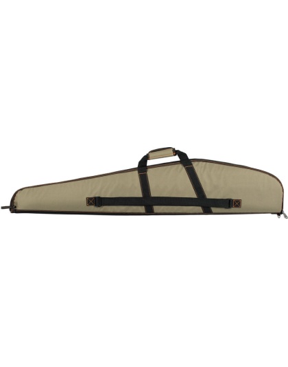 Bulldog Plus Rifle Case  48" - Khaki W- Black 3 Pockets