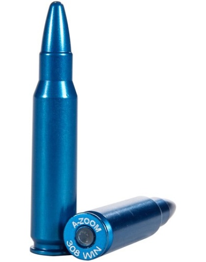 A-zoom Metal Snap Cap Blue - .308 Winchester 10-pack