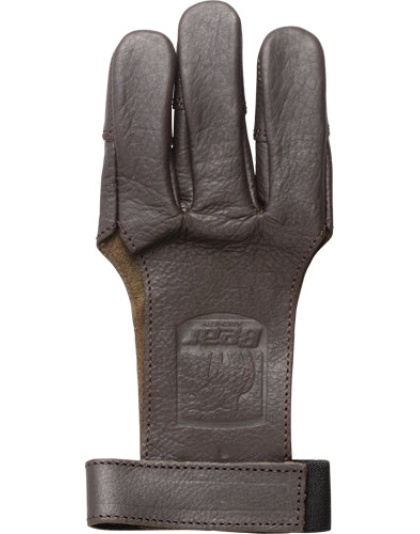 Bear Archery Leather Shooting - Glove 3-finger Ambidextrous Xl