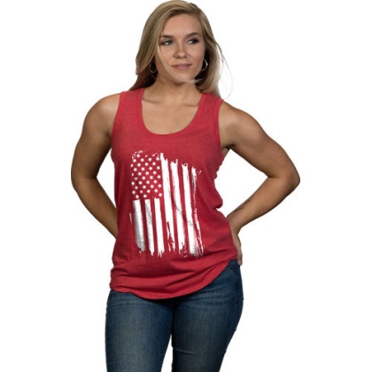 Nine Line Apparel America - Women's Tank Red Medium