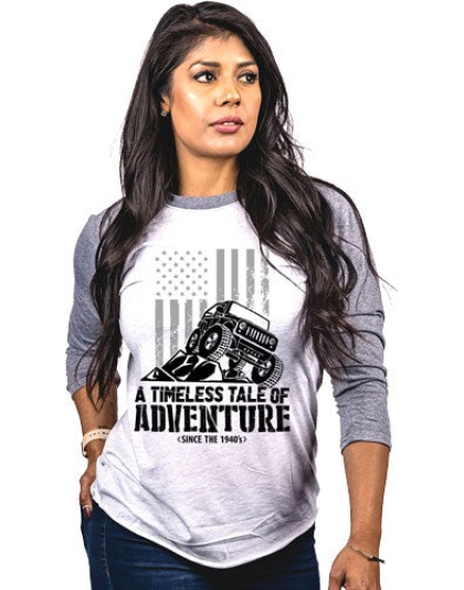 Nine Line Apparel Adventure - Women's Shirt Gray-white Small