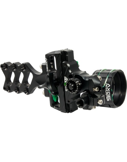 Axcel Bow Sight Accu Hunter - Single Pin Green .019 W-scope