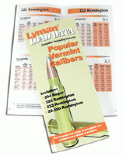 Lyman Load Data Book - .20cal-.22cal 72 Pages