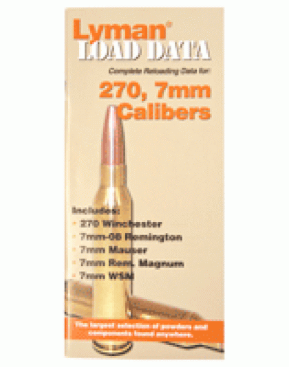 Lyman Load Data Book - .270 .7mm Mag 72 Pages